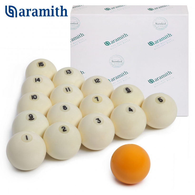 Шары Aramith Standard Pyramid ø68мм желтый биток