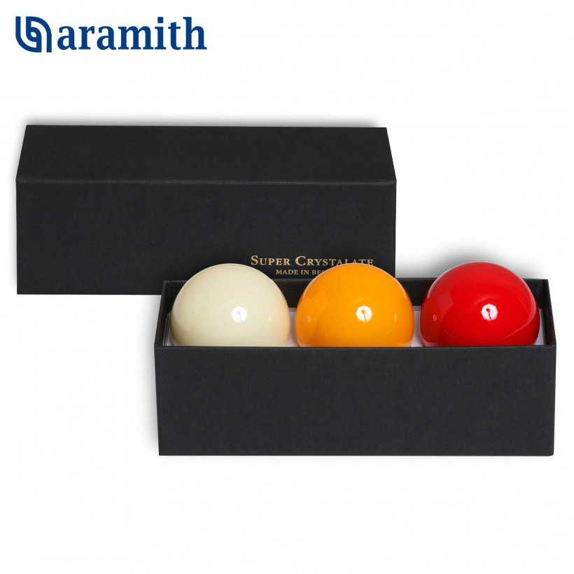 Шары Super Aramith Crystalate Snooker ø52,4мм 3шара