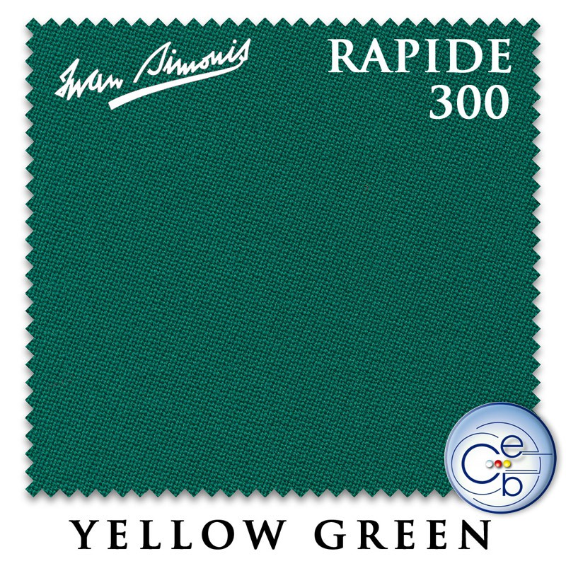 Сукно Iwan Simonis 300 Rapide Carom 195см Yellow Green