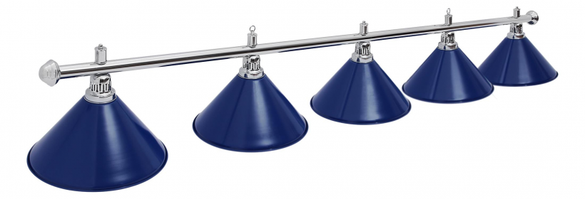 Светильник Prestige Silver Blue 5 плафонов