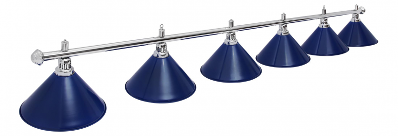 Светильник Prestige Silver Blue 6 плафонов